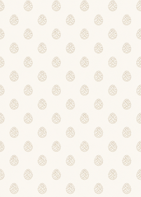 Butter Pine Cone Dot Grid
