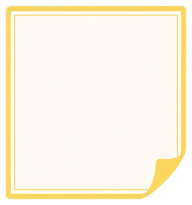 Curled Sticky Label (Filled)