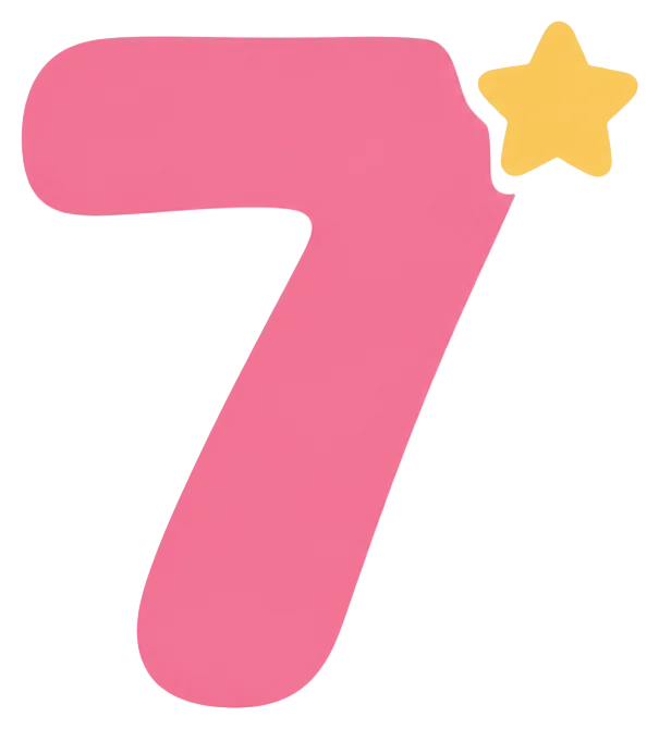 Number Seven With Star