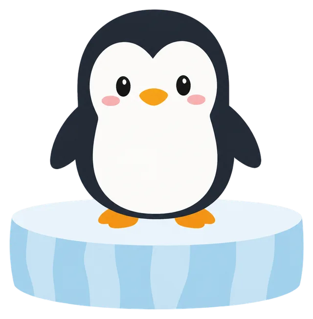 Penguin On Ice