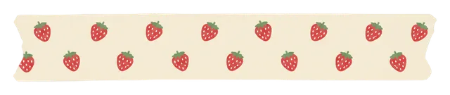 Strawberry Masking Tape